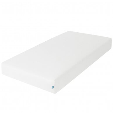 Jersey fitted sheet with elasticated edge (140x70) White