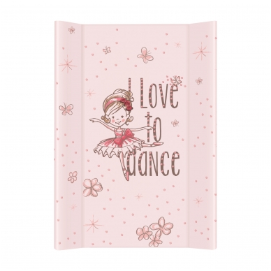 Hard changing mat short (70) Dancing Ballerina pink